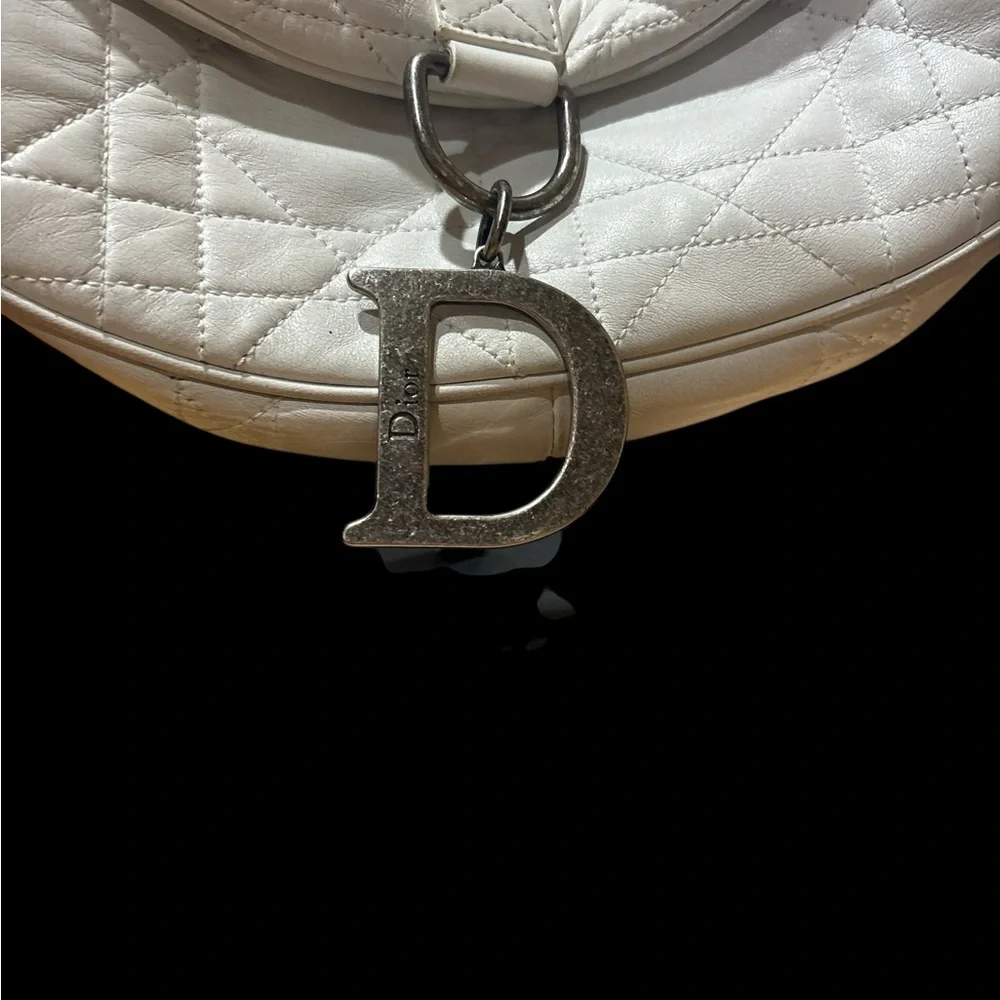 Christian Dior Quilted Single Flap Shoulder Bag – Vintage 2003, Made in Italy - Picture 2 of 16